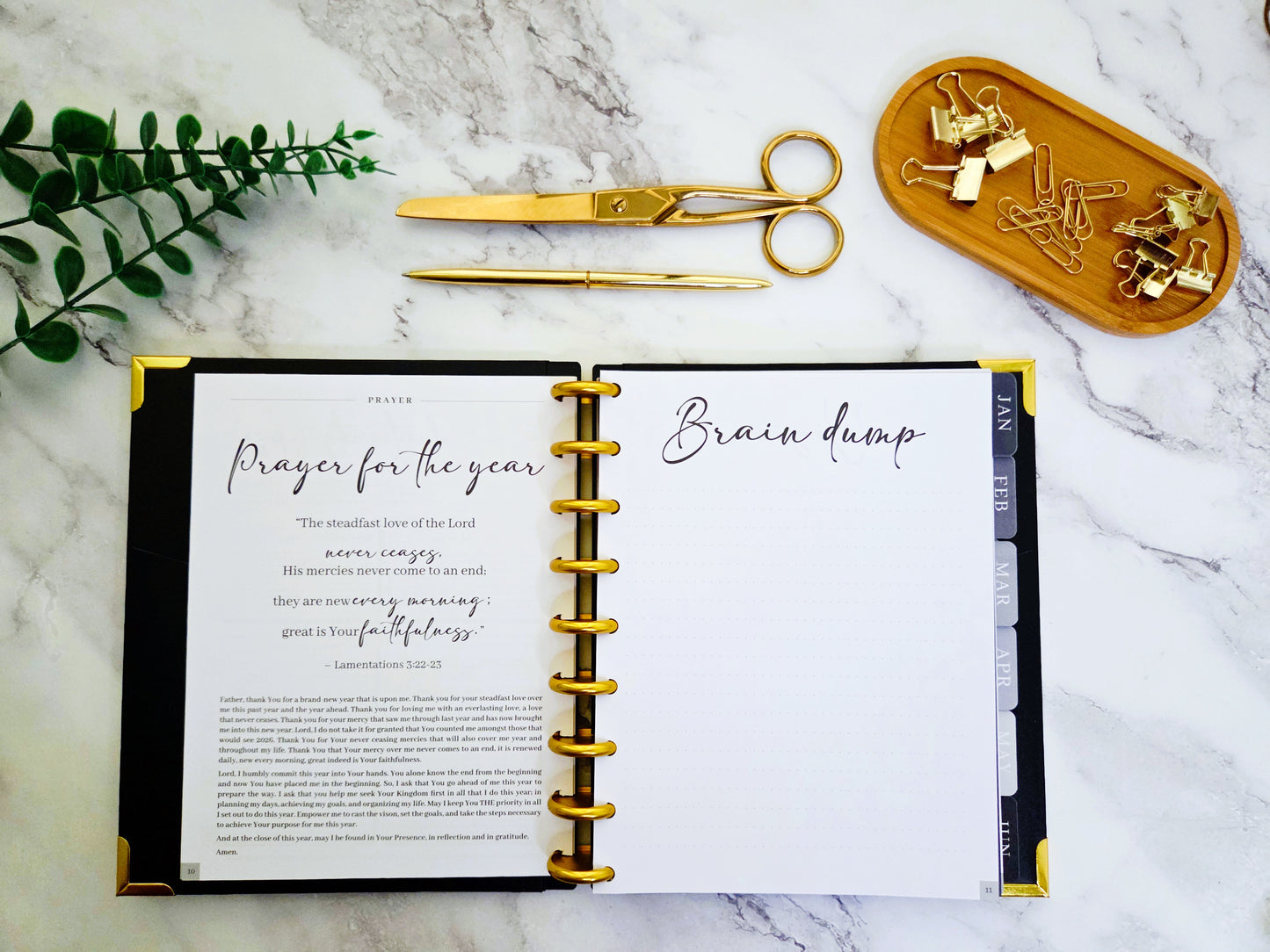 2026 Christian Planner for Women (July – December) | Faith-Based Goal Planner, Prayer Journal & Daily Rhythm System