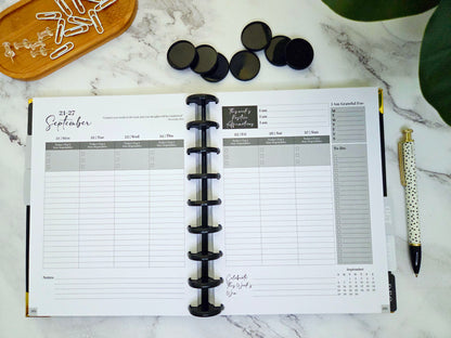 Plans to Succeed Disc Planner Hard Cover + 9 Black Plastic Discs