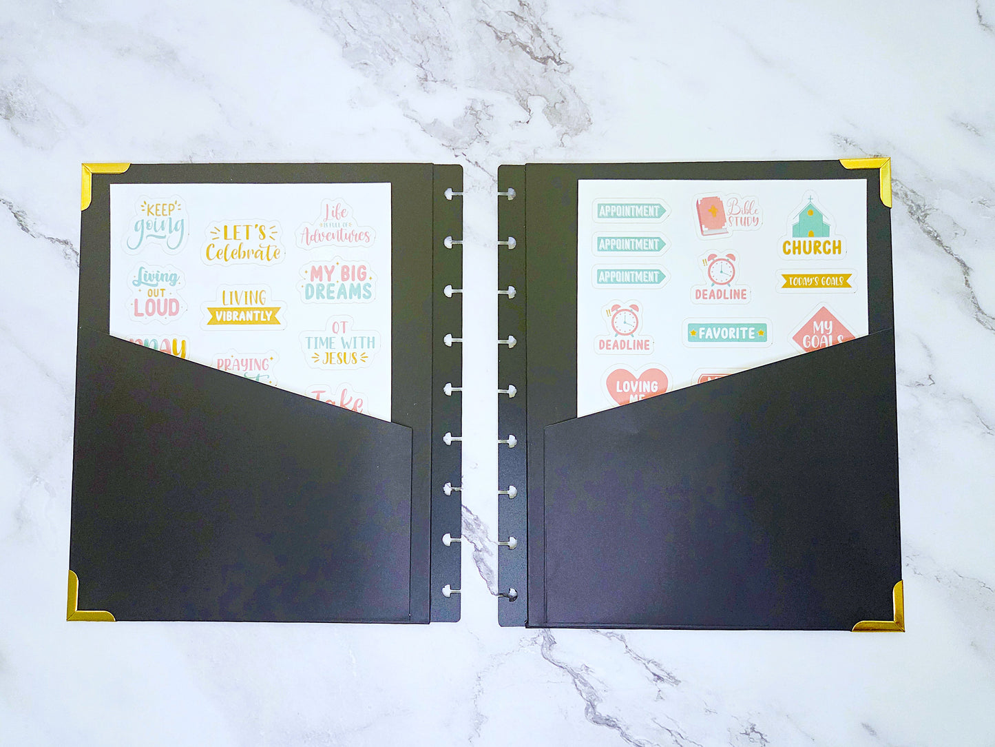 Plans to Succeed Disc Planner Hard Cover + 9 Black Plastic Discs