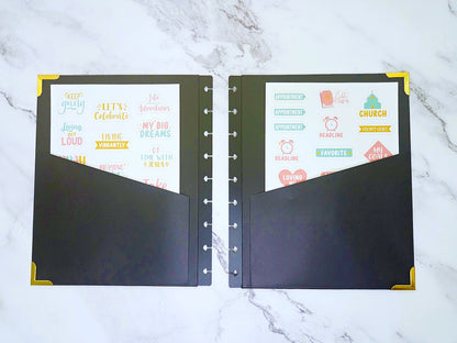 Plans to Succeed Disc Planner Hard Cover + 9 Black Plastic Discs