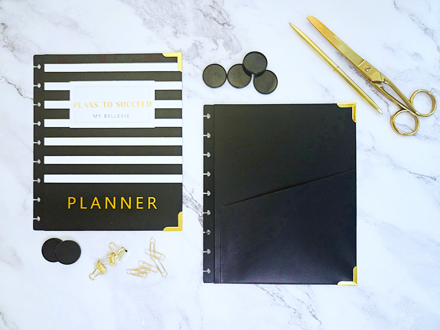 Plans to Succeed Disc Planner Hard Cover + 9 Black Plastic Discs