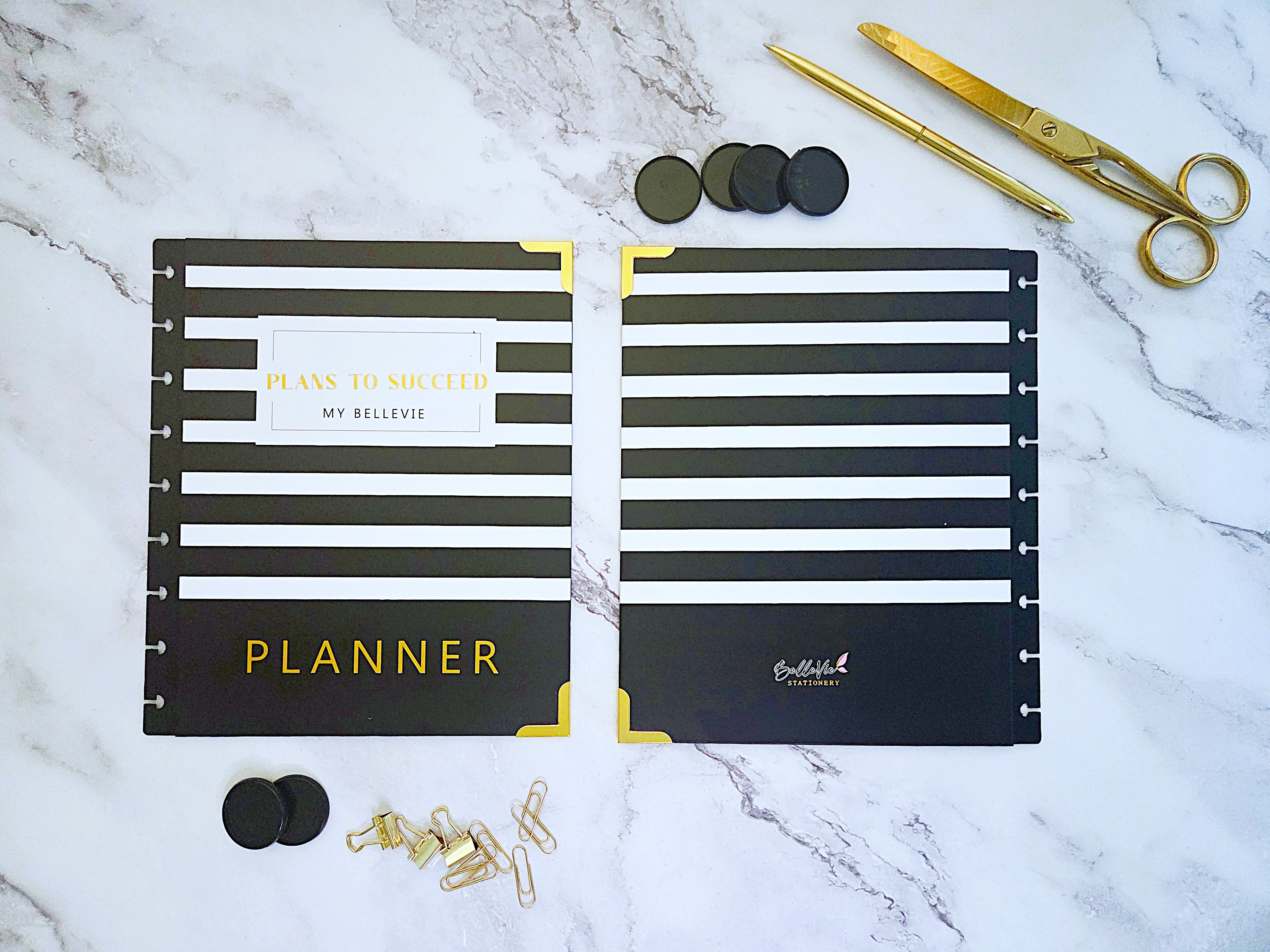 Plans to Succeed Disc Planner Hard Cover + 9 Black Plastic Discs